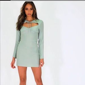 ✨New Princess Polly Satin Cut Out Dress